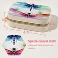 thumbnail image 5 of Dragonfly Velvet Portable Storage Box with Removable Compartment – Gift-Ready, Earring Holder Jewelry Box and Jewelry Organizer, 5 of 7