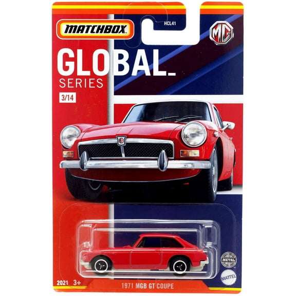 Matchbox Global Series 1971 MGB GT Coupe Diecast Car
