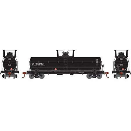 Chemical Tank Car - Athearn Roundhouse HO Scale Chemical Tank Car GATX #63452