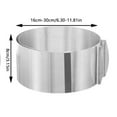 Baking Supplies,Baking Pan, Adjustable Cake Ring 6 To 12 InchStainless