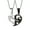 Dual Color, variant on Naierhg 2Pcs 1314 520 Heart Key Lock Jigsaw Pendant Couple Love Necklace Valentines Gift