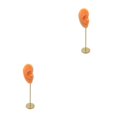 thumbnail image 3 of kurtrusly Earring Display Stand Human Ear Model Organizer Holder Showcase Stud Jewelry Right Normal Skin Height: 18cm 2Set, 3 of 6