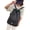 Black, variant on Trendy Gym Bag Dry Wet Swimming Backpack with Shoe Compartment Travel Daypack