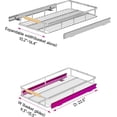 thumbnail image 3 of Expandable Pull Out Cabinet Organizer Slide Out Drawers for Kitchen Cabinets .~.&#W x .&#&#D Pull Out Drawers for Kitchen Cabinets, 3 of 9