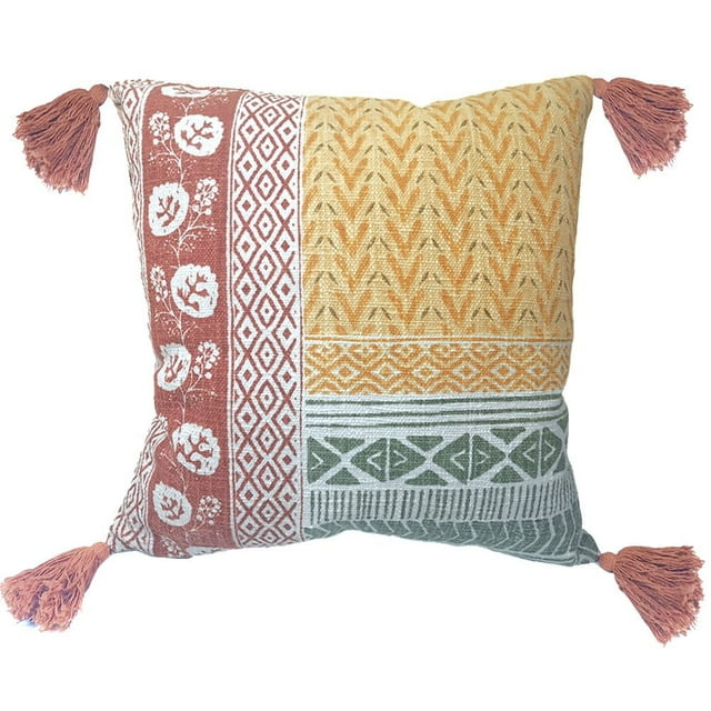 hometrends Fieldstone Patch Decorative Pillow