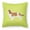 Green, variant on Cavalier King Charles Spaniel Checkerboard Blue Fabric Decorative Pillow