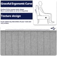 thumbnail image 6 of LAZZO 43" Mini Armless Loveseat, Linen Upholstered Small Couch with USB Charging Port for Small Living Spaces, Gray, 6 of 8
