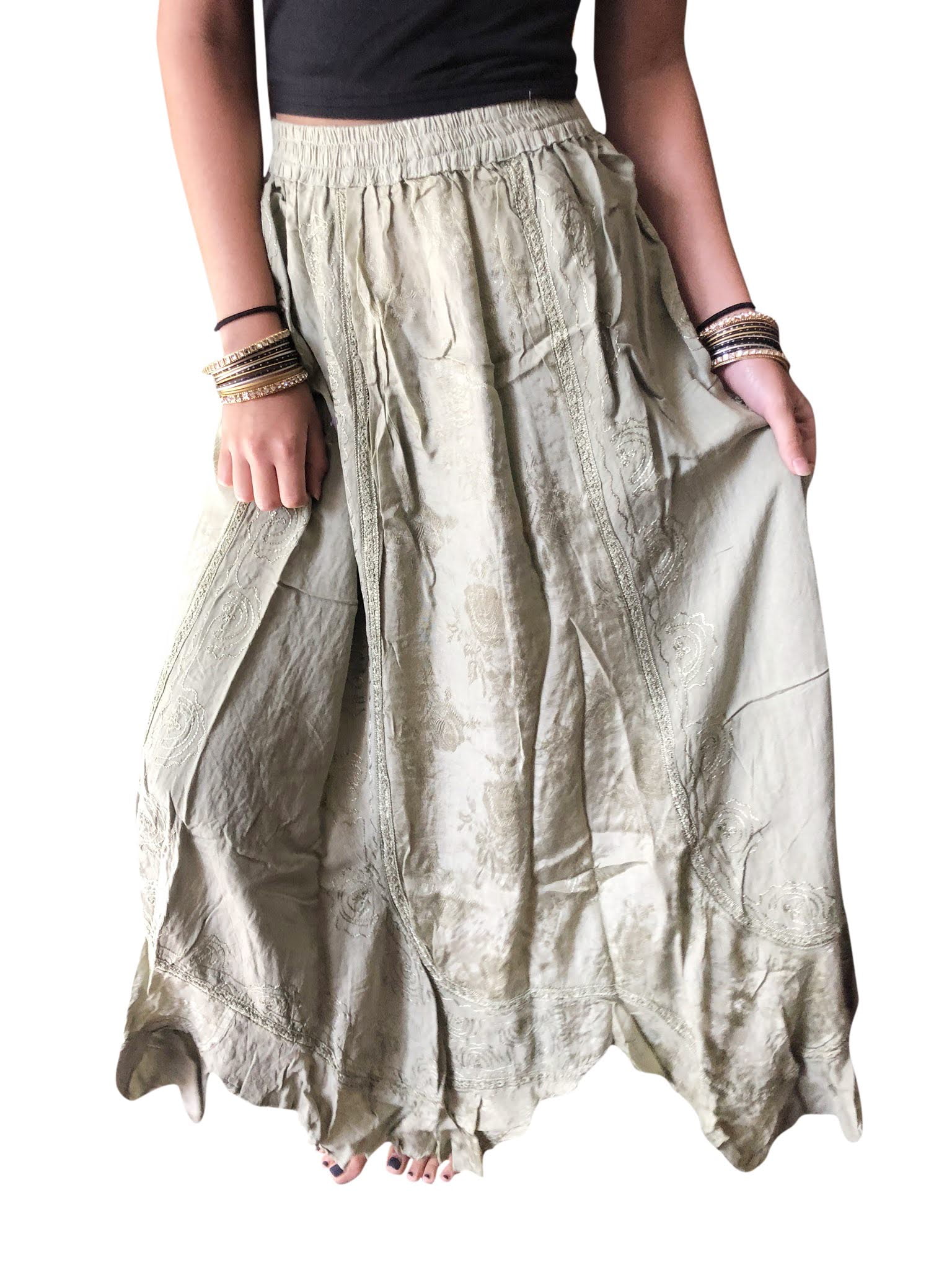 boho gypsy maxi skirt