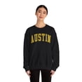 thumbnail image 4 of Austin Texas TX Sweatshirt Gifts Crew Neck Shirt Long Sleeve Unisex, 4 of 7