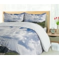 thumbnail image 5 of Ambesonne Travel Duvet Cover Set, Yellowstone National Park, 2-Calking, Evergreen Azure Blue, 5 of 7