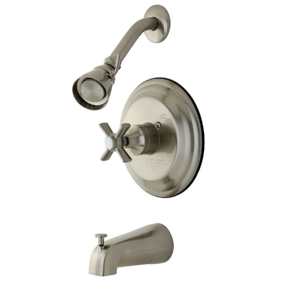 Kingston Brass KB2638ZX Tub/Shower Faucet, Brushed Nickel
