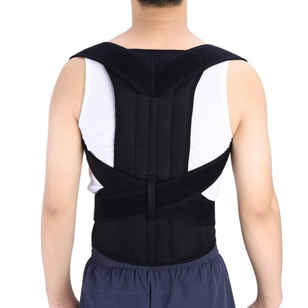 Shoulder Back Waist Support,Yosoo Adjustable Back Support Posture Corrector Brace Posture Correction Belt for Men Women Back Shoulder Support Belt