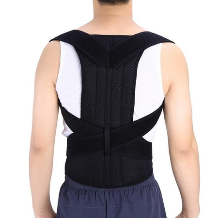 Waist Back Support - Shoulder Back Waist Support,Yosoo Adjustable Back Support Posture Corrector Brace Posture Correction Belt for Men Women Back Shoulder Support Belt (L)