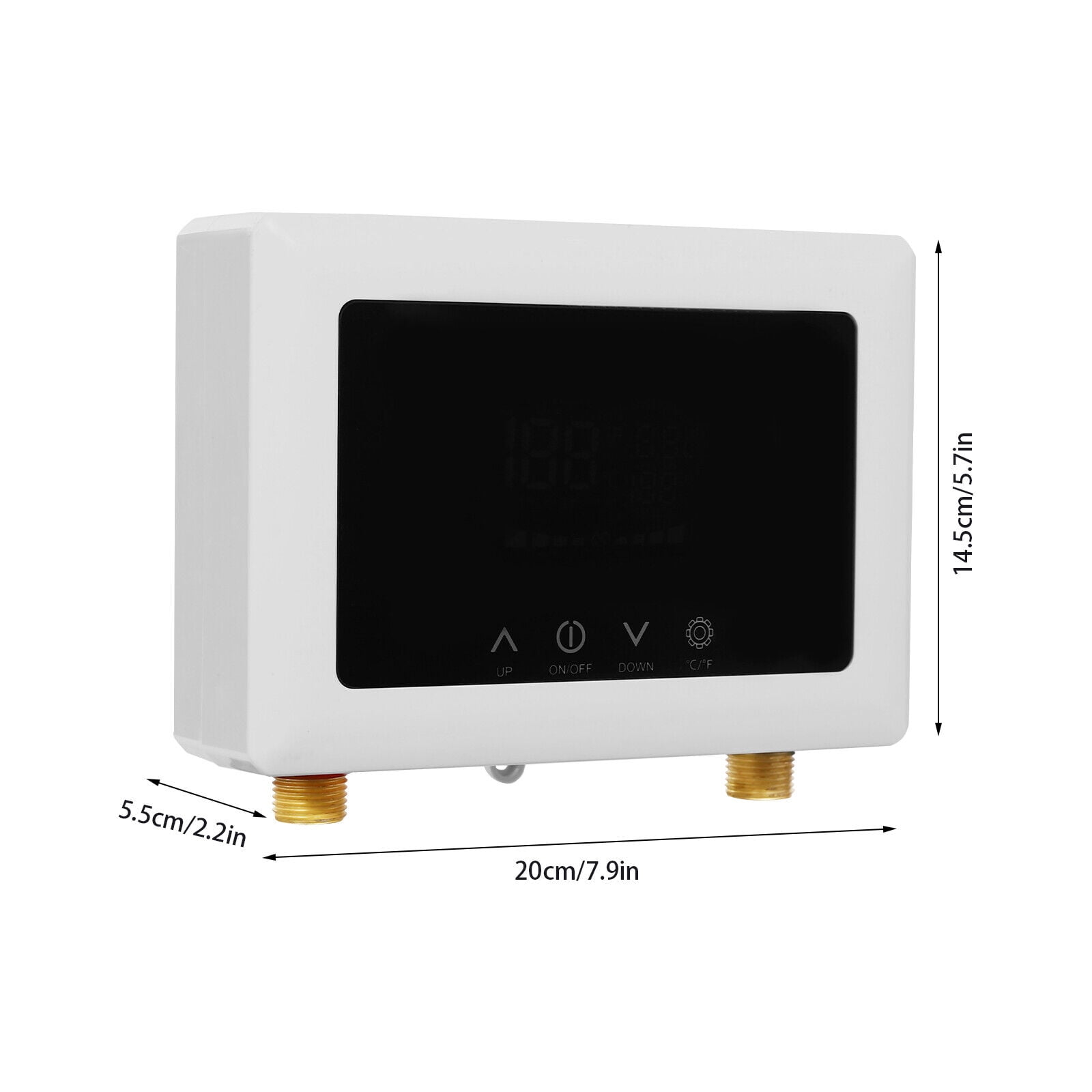 DENEST Wall Mounted Electric Instant Hot Water Heater Mini Small Water Tank 3000W