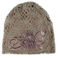 thumbnail image 6 of zobvuyeg Double Layer Hollow Out Sequins Turban Hats Slouchy Baggy Chemo Cap Beanie Cancer Hat Light Breathable Head Covers for Daily Life, 6 of 6