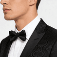 thumbnail image 4 of Dxzfnsa Mens Bowties Pre-tied Shape Clip on Bowtie Solid Men Formal Wear for kids, baby boys, toddler any age bow ties Gift for Men, 4 of 6