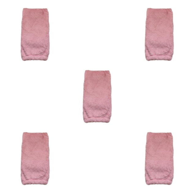 Transemion Skin Friendly Warm Knee High Socks For Gentle And Soft Feel Comfortable Acrylic pink 5Set
