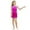 Hot Pink, variant on QHFBli Girls One Shoulder Bodycon Pencil Dress High Waist Silver Glitter Specks Party Club Evening Dresses Hot Pink 4-5Years
