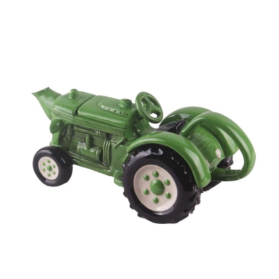Blue Sky Ceramic 10.75" x 5.25" x 4.5" Green Tractor Teapot