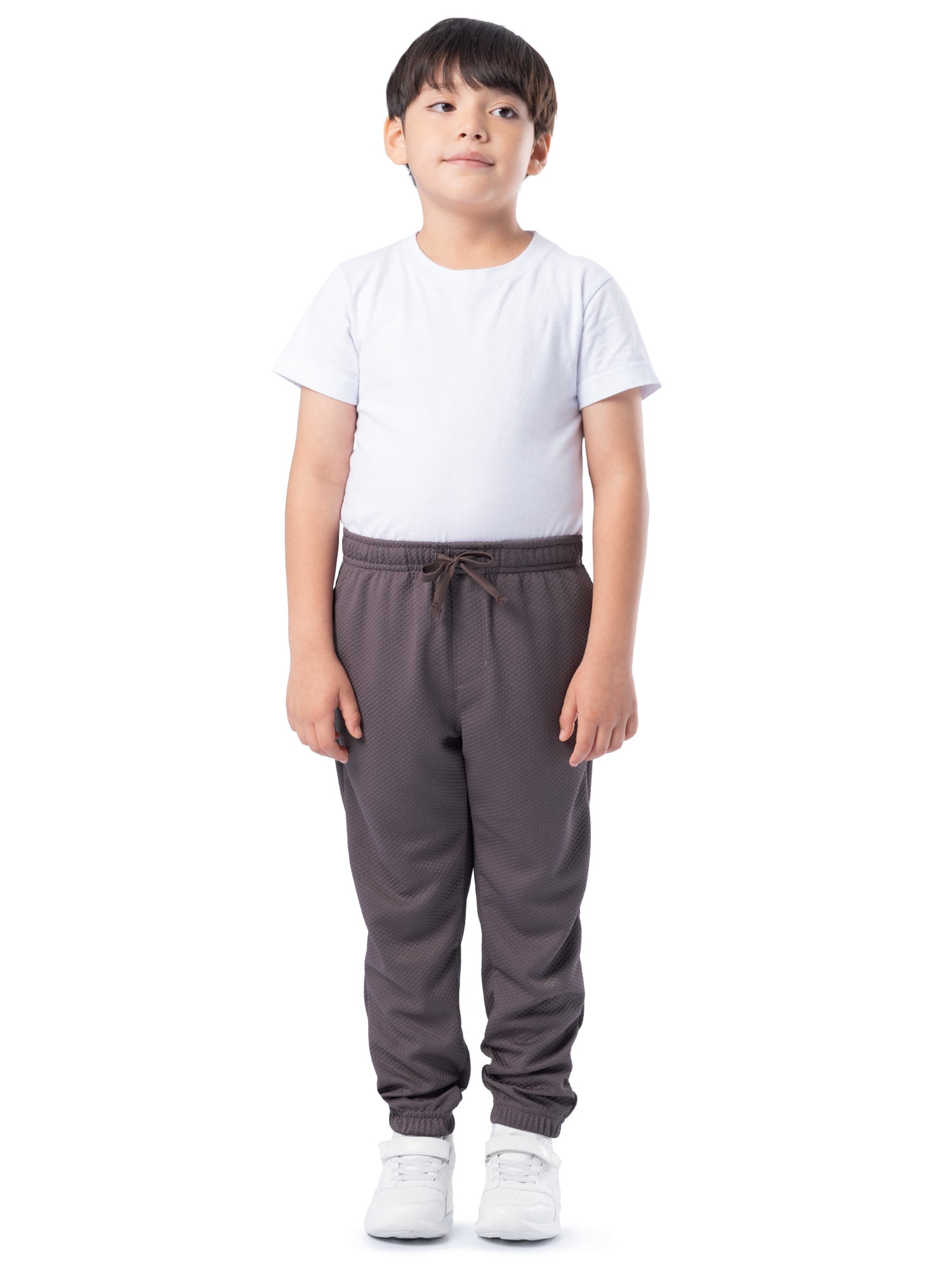 Athletic Works Boys Textured Jogger Sweatpants, Sizes 4-18 & Husky