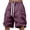 Red, variant on Wide Leg Cargo Shorts for Men Summer Casual Elastic Waist Lightweight Loose Baggy Shorts with Pockets