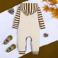 thumbnail image 3 of MZXELPRJD Bubble Romper Boy Color Block Gifts Hooded Romper Spring Autumn Transition Wear 0-18m Baby Outfits Girl Baby Boy Coming Home Outfit, 3 of 6