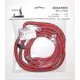 thumbnail image 2 of Figure 8 Anti Pull Lead / Halter / Head Collar (RED) - One Size Fits All - Super Soft Braided Nylon - Fitting Instructions Included- Comfortable, K, 2 of 5