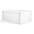 Starplast Under Bed Plastic Storage Drawer, 29" x 17.5", White