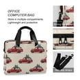 thumbnail image 4 of 16" Laptop Briefcase for Work Travel Laptop Shoulder Bag Carrying Handbag Laptop Case Red Truck with Presents, 4 of 8