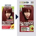 thumbnail image 4 of Garnier Nutrisse Nourishing Hair Color Creme, R3 Light Intense Auburn, 4 of 12