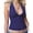 Blue Polka Dot, variant on EMMIOL Women's Halter Deep V Backless Crop Tank Top Y2K Coquette Summer Going Out Top