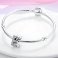 thumbnail image 2 of MULA Original 925 Sterling Silver 26 Letters DIY Charm AAA Zircon Beads fit Bracelet for Women Gift Jewelry, 2 of 7