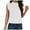 Z2 White, variant on Womens Tops Fashion Solid Temperament Loose Short Sleeve Womens Summer Clothes