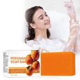 thumbnail image 2 of QunYou Persimmon Moisturizing Cleansing Soap Refreshes and Comforts Body Foaming Cleansing Soap Bar for Daily Aromatherapy, 2 of 9