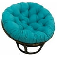 thumbnail image 2 of 44-inch Solid Micro Suede Papasan Cushion (Fits 42-inch Papasan Frame) - Indigo, 2 of 5