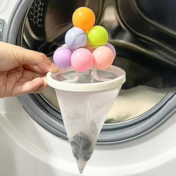 Sac Filtre à Cheveux Et Anti-peluches Pour Machine à Laver