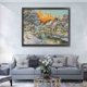 thumbnail image 2 of Hilo Algodón Bordado Punto Cruz Impreso 14CT Snowtown 60x48cm, 2 of 9