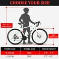 thumbnail image 3 of DEYGIA Men's 700C 21-Speed Road Bike, Shimano Gears & Aluminum Frame - Urban Commuter Hybrid, 3 of 9