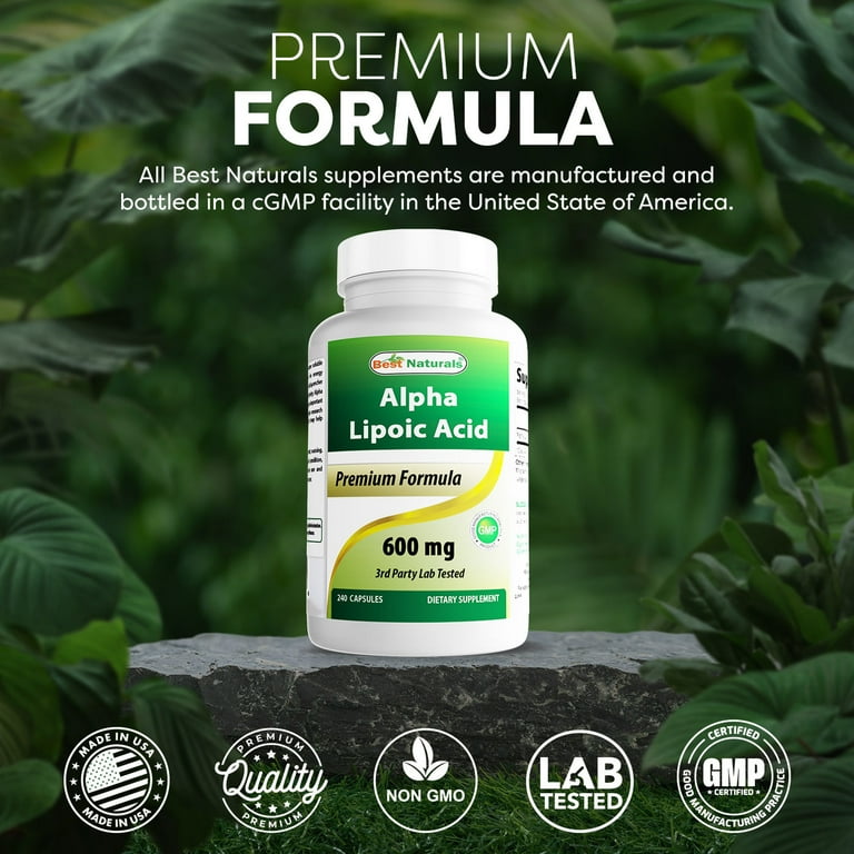 アルソア BEST FOR YOU Amazon.com: Best Naturals Alpha Lipoic Acid 600 mg 60 Capsules