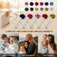 thumbnail image 7 of 3mm Birthstone Nose Stud 20g Round Tiny CZ Nose Piercing Jewelry for Women Men, Stainless Steel Hypoallergenic Nose Stud, L Shaped Handmade Nose Rings, 7 of 7