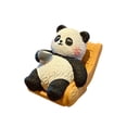 thumbnail image 1 of Figura de panda, adorno de mesa, decoración para el salpicadero del coche, escultura de animal para escritorio, mesa, centro de mesa, sala de estar, Estilo F, 1 of 8