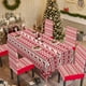 thumbnail image 5 of 3 set Christmas Tablecloth Chair Covers,Red Christmas Santa Claus Xmas Chair Slipcovers Sets for New Year Dinning Room Decoration, 5 of 5