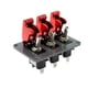 thumbnail image 2 of Interruptor de relé del motor de encendido Yotijar Panel de Interruptor de 3 con Cubiertas Rojas 12V 20A, 2 of 8