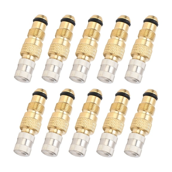 10PCS Tractor Air Liquid Valves Tire Brass Valve Stem TR218A CH3 Core Housings Replacement