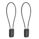 thumbnail image 1 of Uxcell 2-Pack Candado de Combinación, Aleación de Zinc 4 Dígitos Contraseña 12 En Cable Candado de Equipaje Exterior Sin Llave [Negro], 1 of 7