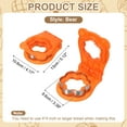 thumbnail image 2 of Cortador de Sándwich Sin Corteza Uxcell, Molde de Sándwich en Forma de Flor, Prensa para Sellar Pan y Cortador de Galletas para Desayuno, Almuerzo y Té de la Tarde (Naranja), 2 of 7