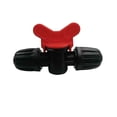 thumbnail image 2 of Drip Irrigation Switch Valve Irrigation Tube 16mm Barbed Lock Fittings Valves Hose Connectors Barbed Gate Valve Garden - Stop/turn On (5pcs) Riilq, 2 of 4
