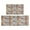 Bohemian Retro Geometric-3, variant on Bohemian Retro Geometric Patterns Kitchen Rugs and Mats Sets Of 2,Kitchen Decoration Rugs,Rubber Backing Non-Slip Floor Mat for Sink Washable Waterproof Laundry Room Runner Rugs