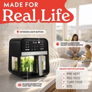 Gourmia 7-Quart Digital Air Fryer with Glass Basket and 12-One Touch Cooking Presets