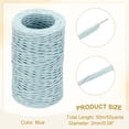 thumbnail image 2 of Uxcell 55 Yards Floral Bind Wire Wrap Twine, 2mm Floral Wire Vine Bind Wire Rustic Craft Wire for DIY Projects Flower Bouquet Making Wreath Gift Wrapping Wedding Decoration, Azul, 2 of 7